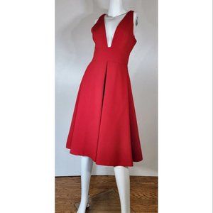 Harlyn Women's Red Lip Dress, Size M